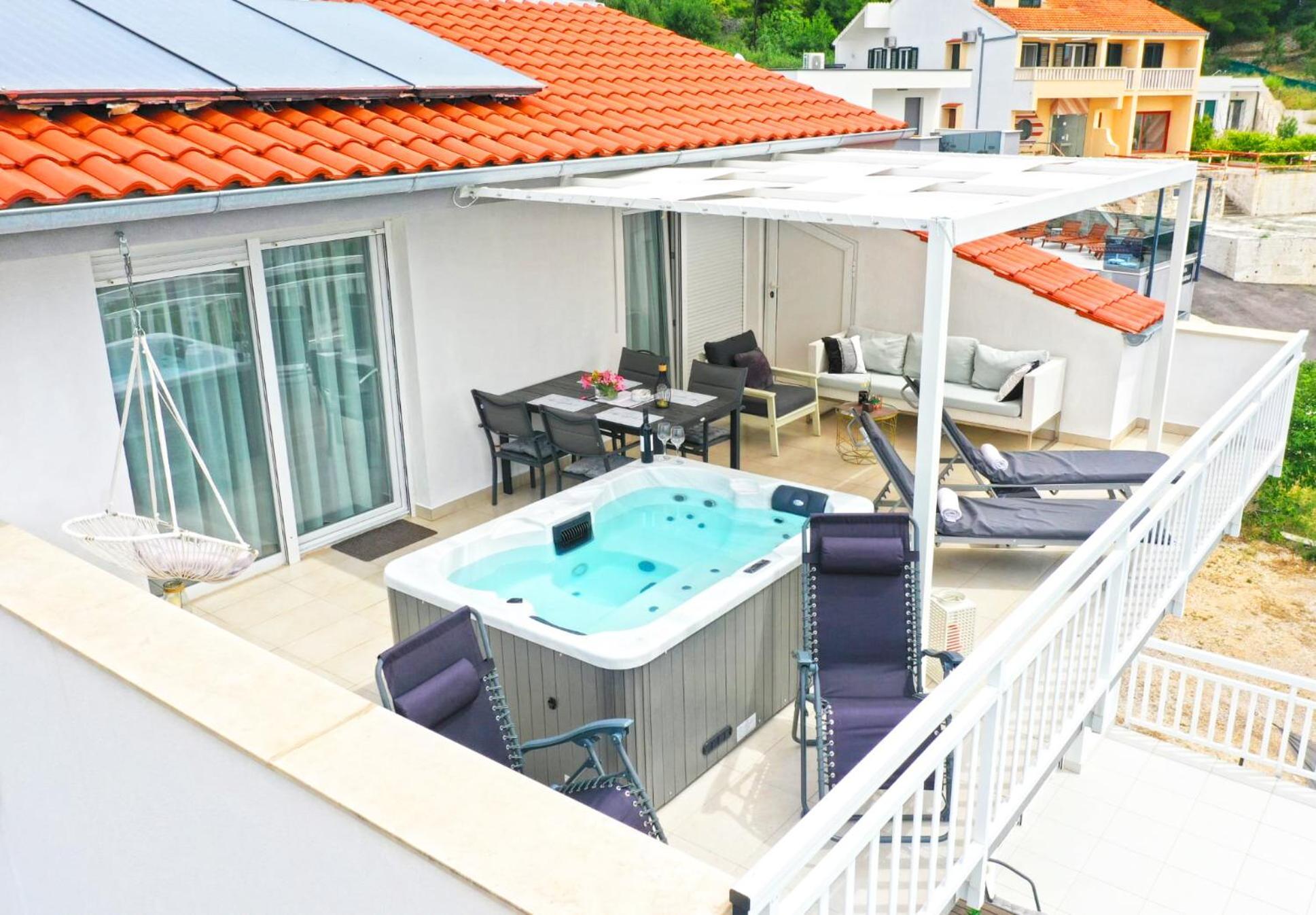Magnificent Villa With Pool, Hot Tub, Sea View, Sauna Mimice Exterior photo